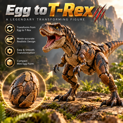 🦖 Egg to Dinosaur™ – Transforming Dino Egg toy🥚