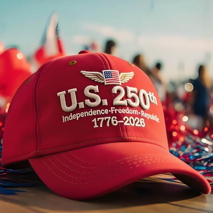 🔥Celebrates the U.S. 250th Anniversary Retro Washed Cap