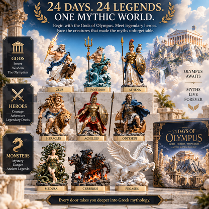 🏛️24 Days of Olympus – Gods, Heroes & Monsters Mythology Collection ⚡