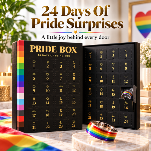 🌈 Pride Box 24 Day Surprise Calendar ✨ Rainbow Gift For Self Expression & Celebration