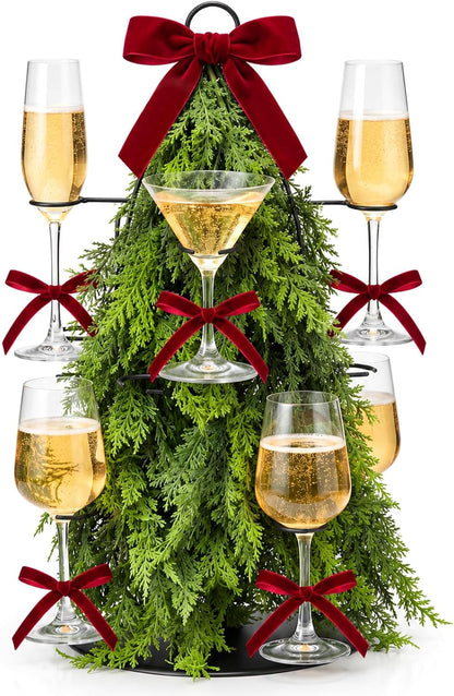 🎁 The Christmas Cocktail Tree – A Holiday Centerpiece Everyone Will Love