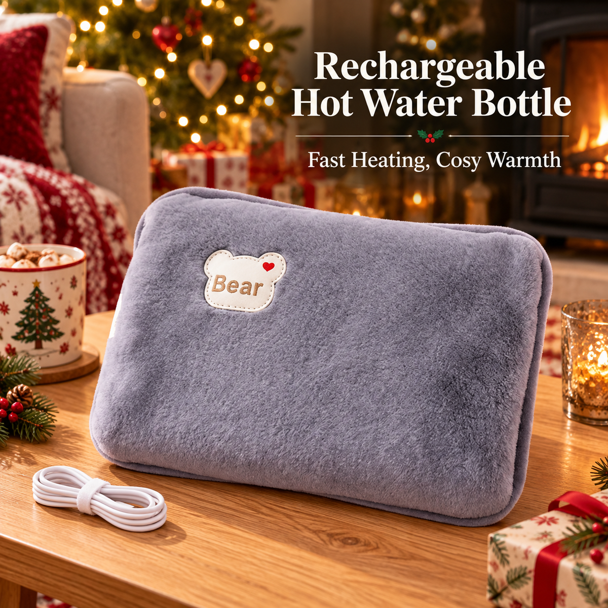 🎄Christmas Sale! LAST DAY ONLY! ⏰Rechargeable hot water bottles, heat packs, explosion-proof heat pads