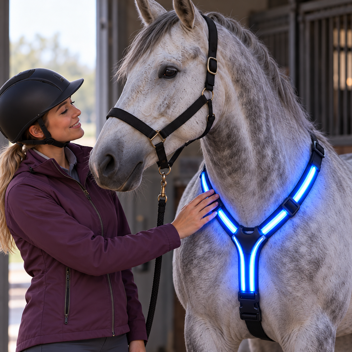 ✨49% OFF🌈🐎 Ride in Color! LED Horse Light Set – Blue, Green & Pink