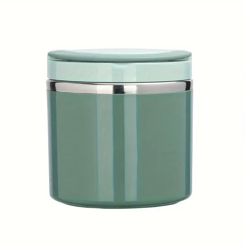 Stainless Steel Insulated Lunch Box with Handle – Leakproof Stackable Food Container for Office, School & Travel