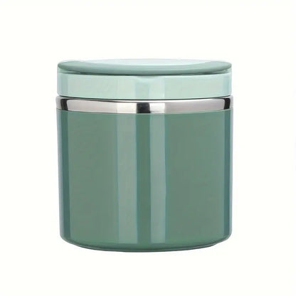 Stainless Steel Insulated Lunch Box with Handle – Leakproof Stackable Food Container for Office, School & Travel