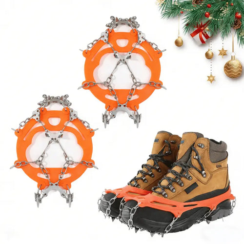 🧊 50% OFF Ice Cleats for Shoes – Anti-Slip Snow Grips for Winter Walking & Hiking