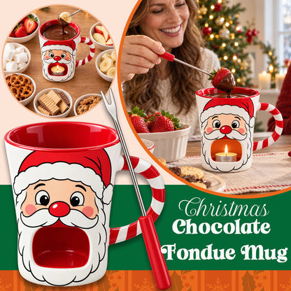 🎅🍫 Santa’s Sweet Melt™ Christmas Chocolate Fondue Mug