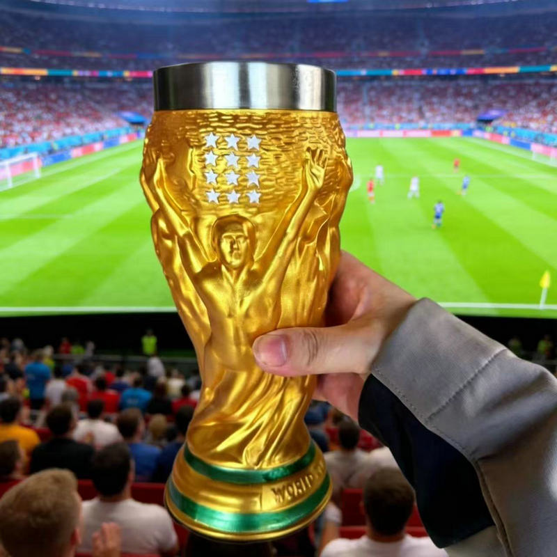 Creative Gold Trophy Beer Mug – Home, Office & Party Drinking Cup – Fun Birthday & Holiday Gift for Adults