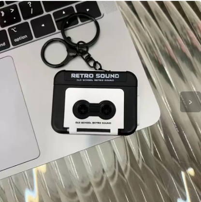🔥LAST DAY 52% OFF🔥- Retro Recorder Keychain | Mini Cassette Music Player & Recorder