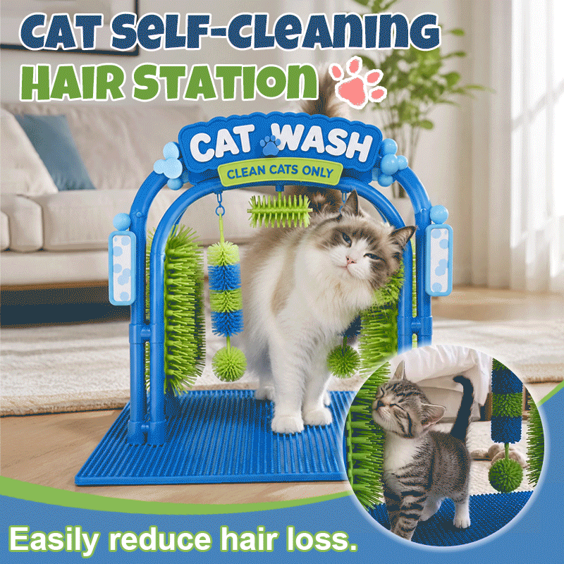 🐱 Self‑Grooming Cat Wash Station