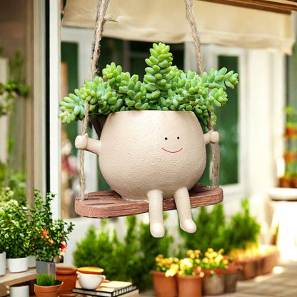 🐱 Potted Cat Swing Rocking Chair Ornament