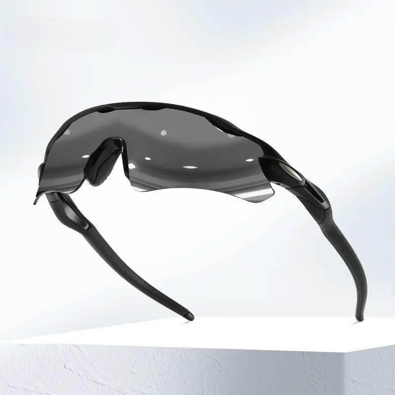 Windproof Polarized Sports Sunglasses – Mirrored Anti-Glare Cycling Shades