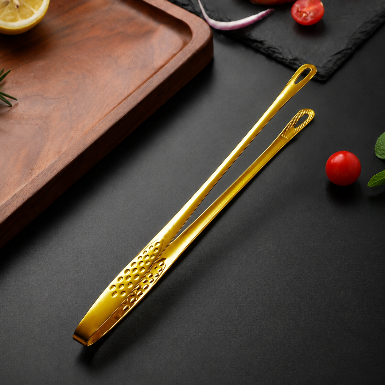 🍖 Stainless Steel BBQ Tongs – Heavy-Duty Grill Tool for Easy Flipping & Serving