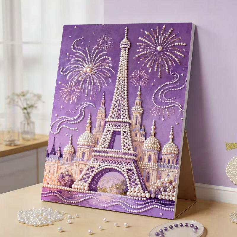 ⚡️Buy 2 Free Shipping🏰✨DIY Beaded Art Kit - Castle Pearl Painting