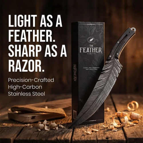 Hand-forged - Feather Knife