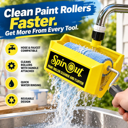 🎁Paint Roller Cleaner with Hose &amp; Faucet Adapter