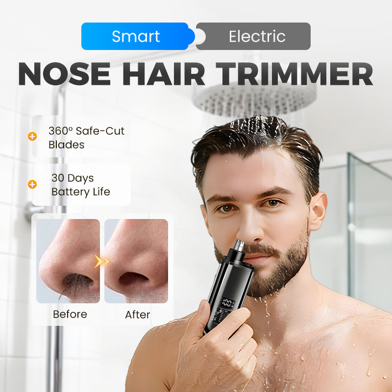 ⏰ LAST DAY SPECIAL PRICE: $25.99 FOR 2 PIECES🔥Smart Electric Nose Hair Trimmer