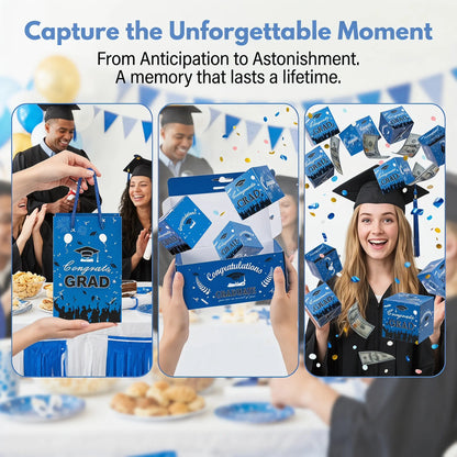 Creative Folding Pop-Up Gift Box for 2026 Graduation, Suitable for Birthdays/Anniversaries/Valentine's Day/Proposals/Graduation Gifts