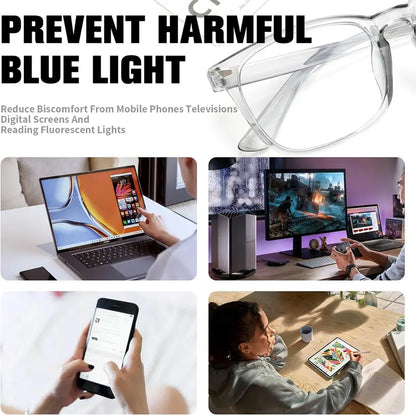 Blue Light Eyeglasses for Men Women