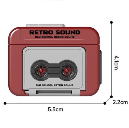 🔥LAST DAY 52% OFF🔥- Retro Recorder Keychain | Mini Cassette Music Player & Recorder