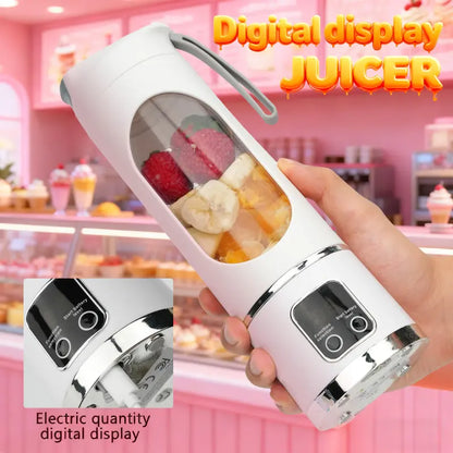 🥤 Portable USB Rechargeable Blender – Mini Smoothie Maker with Leak-Resistant Travel Cup for Gym, Travel & Everyday Use