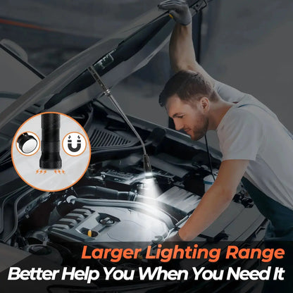 Extendable Magnetic Pickup Tool with LED Light – Telescoping Grabber for Hard-to-Reach Places