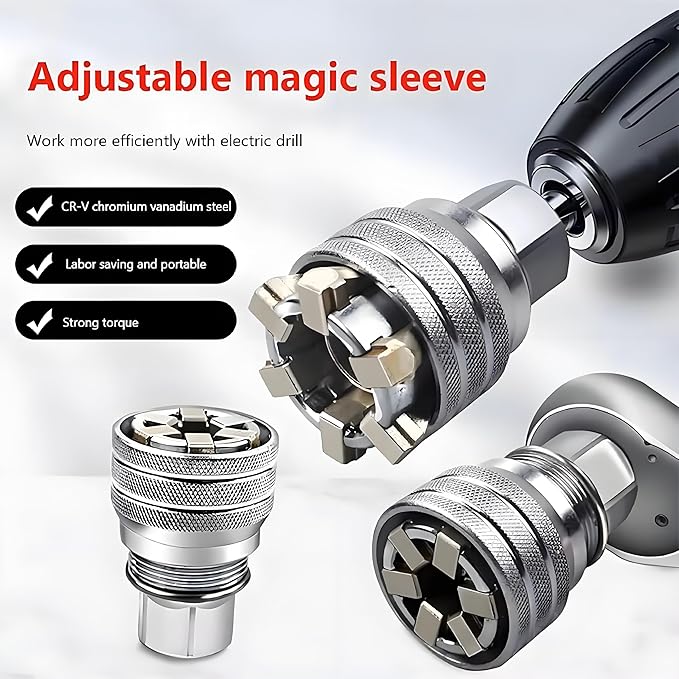🌟 The All-in-One Universal Socket Wrench – One Tool, Endless Possibilities!