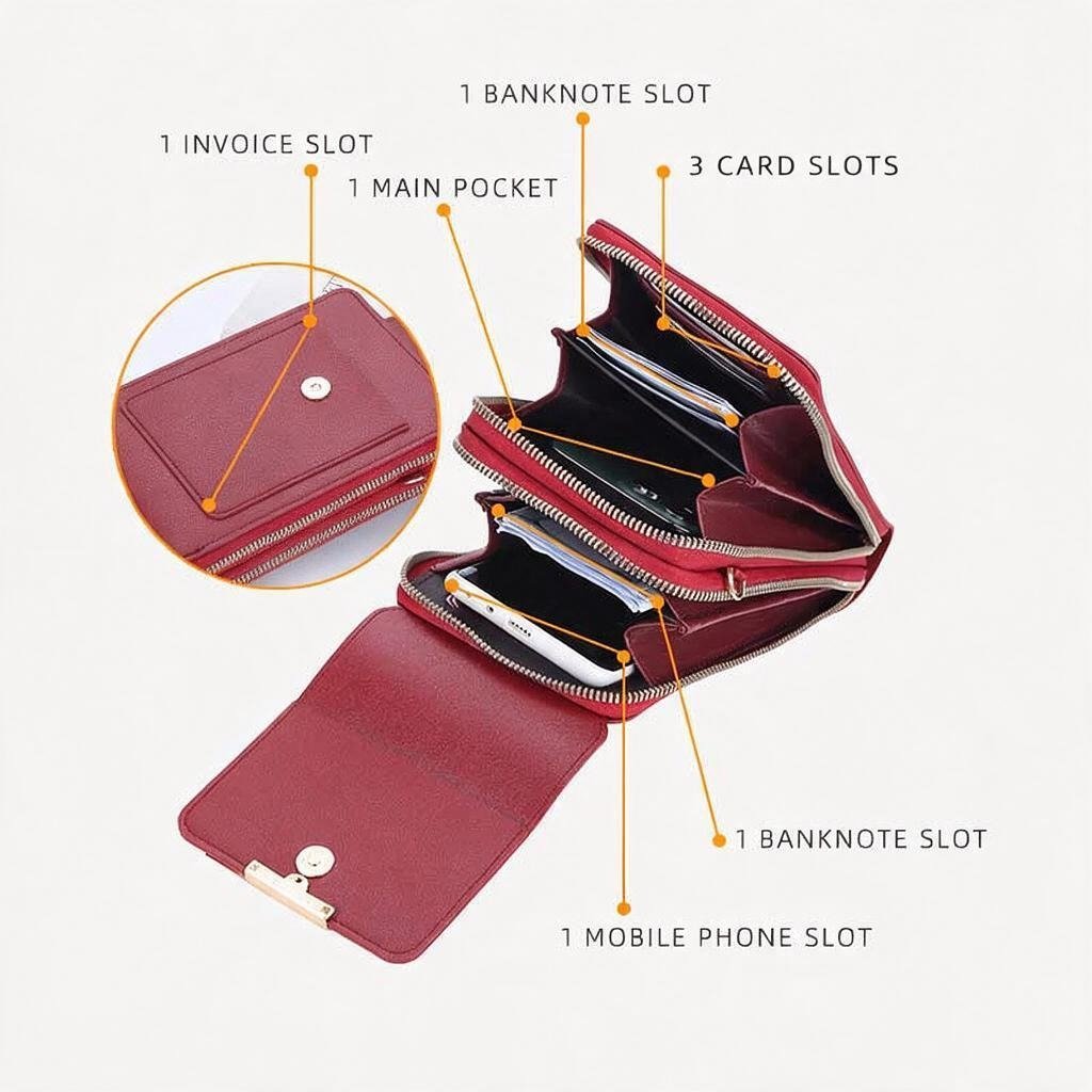 🔥LAST DAY 50% OFF- Women's Touchscreen Sensitive Phone Crossbody Bag