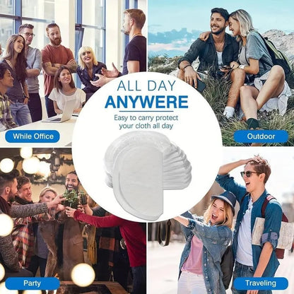 Invisible, Breathable, Disposable Underarm Sweat Pads — Daily Use, Fitness, Travel
