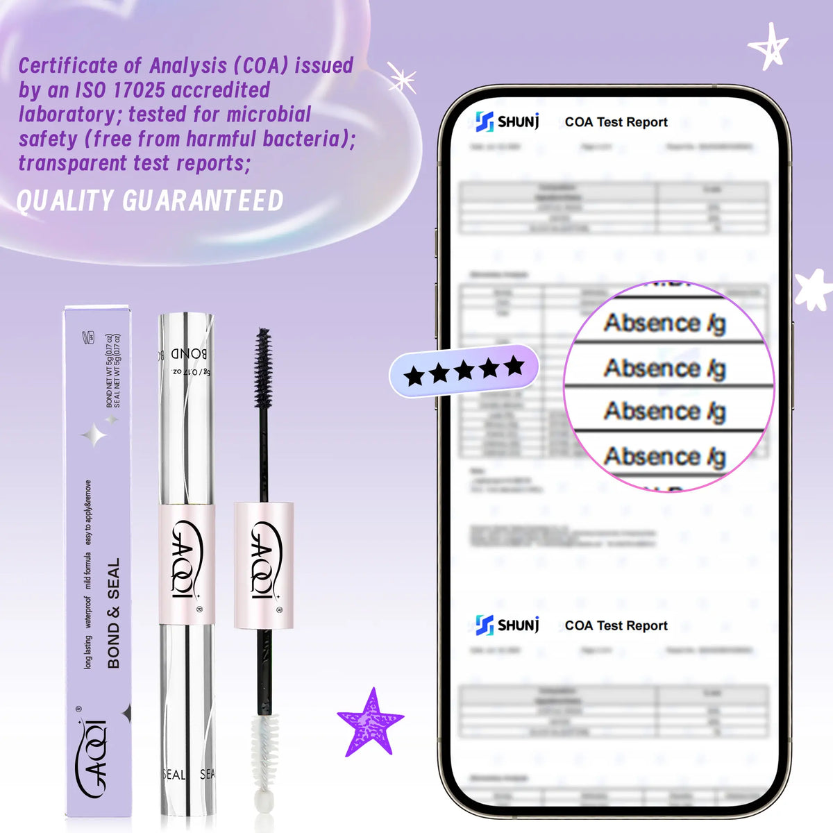 💖 50% OFF 10ml Lash Bond & Seal – Waterproof Adhesive for Cluster & Individual Lashes