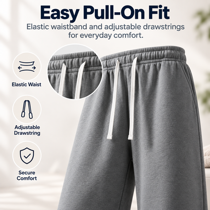 4-Pack  Ultra-Soft Wide-Leg Sweatpants