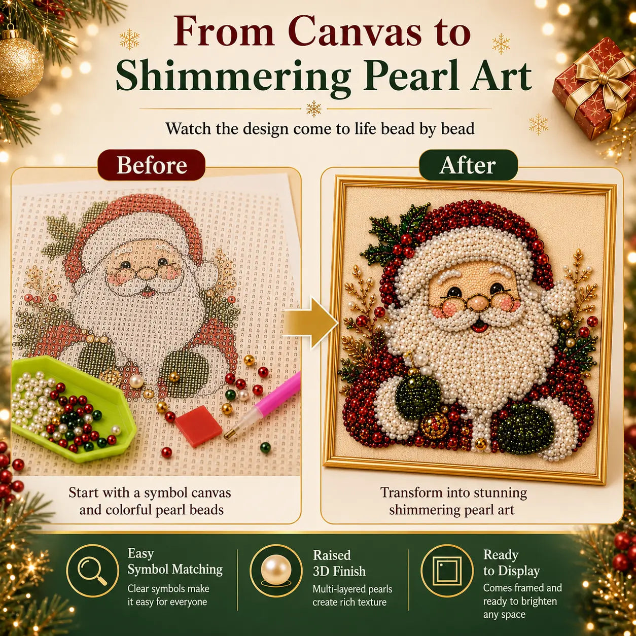 ❤️ Craft Magical Memories: 5-Theme 3D Pearl Art Kit for the Family 🎨