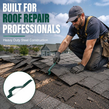 🏠🔨 2-in-1 Roofing Repair Tool – 🛠️Roofing Snake Shingle Remover Tool 💪✨