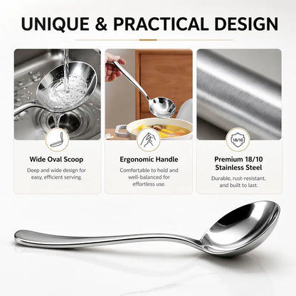Stainless Steel Spadle,Spoon & Ladle Hybrid
