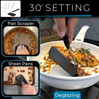 Spatula with adjustable angles