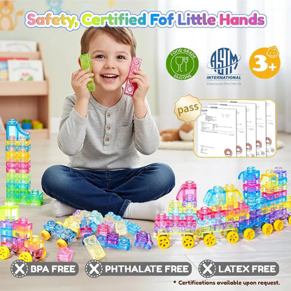 Gummy Blocks Squishy Jelly Texture