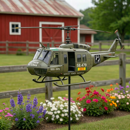 🏆Promo: 49% OFF 🎖️-Vietnam Veteran UH-1 Helicopter Wind Spinner