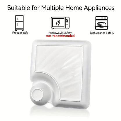 4pcs Divided Snack Plate Set