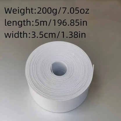 Self-Adhesive White Caulk Tape