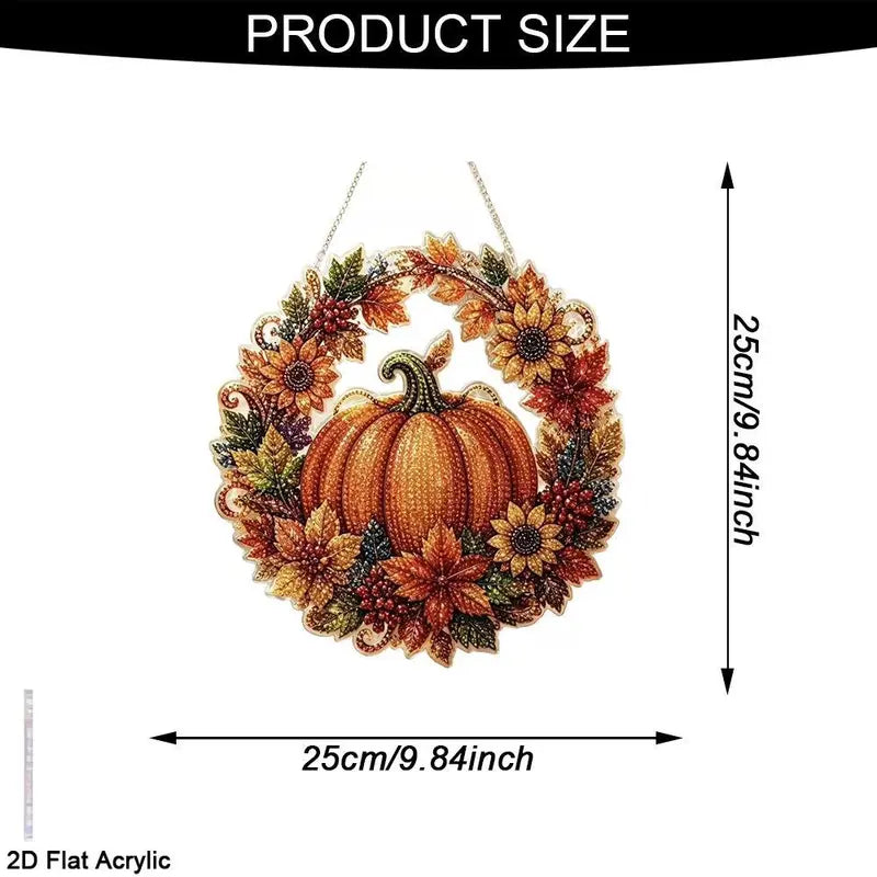 Halloween Diamond Painting Suncatcher Ornament Kit