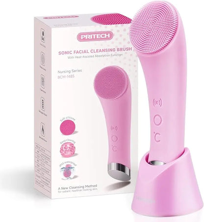 Heatable Vibrating Face Scrubber with Massage