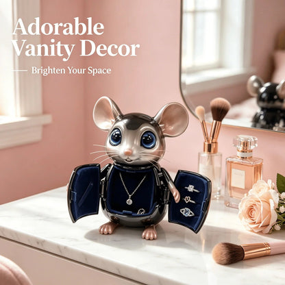 🎁Adorable Mouse Jewelry Organizer Box  Perfect Gift for Her