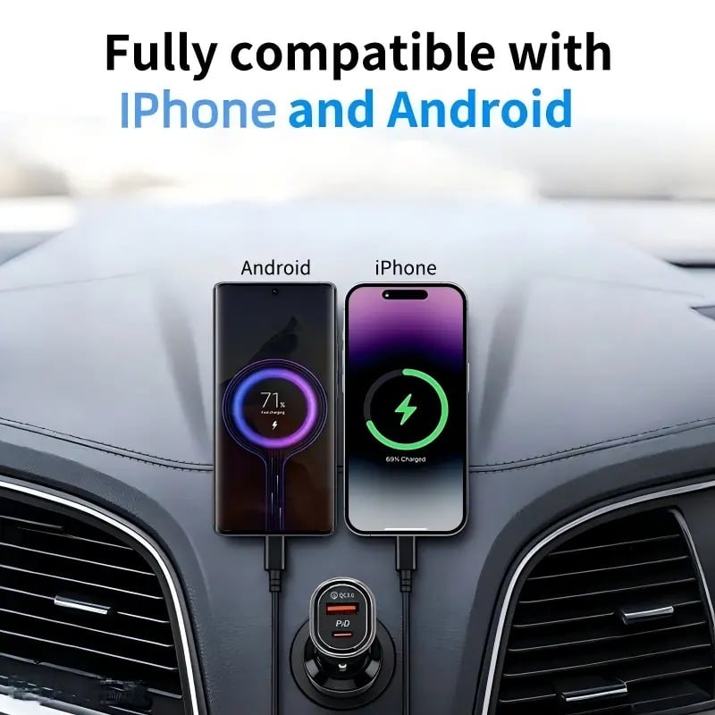 2-in-1 Smart Car Charger & Vehicle Tracker