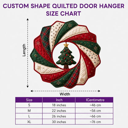 Rustic Fall Pumpkin Custom Shape Quilted Door Hanger GFTOTP21501