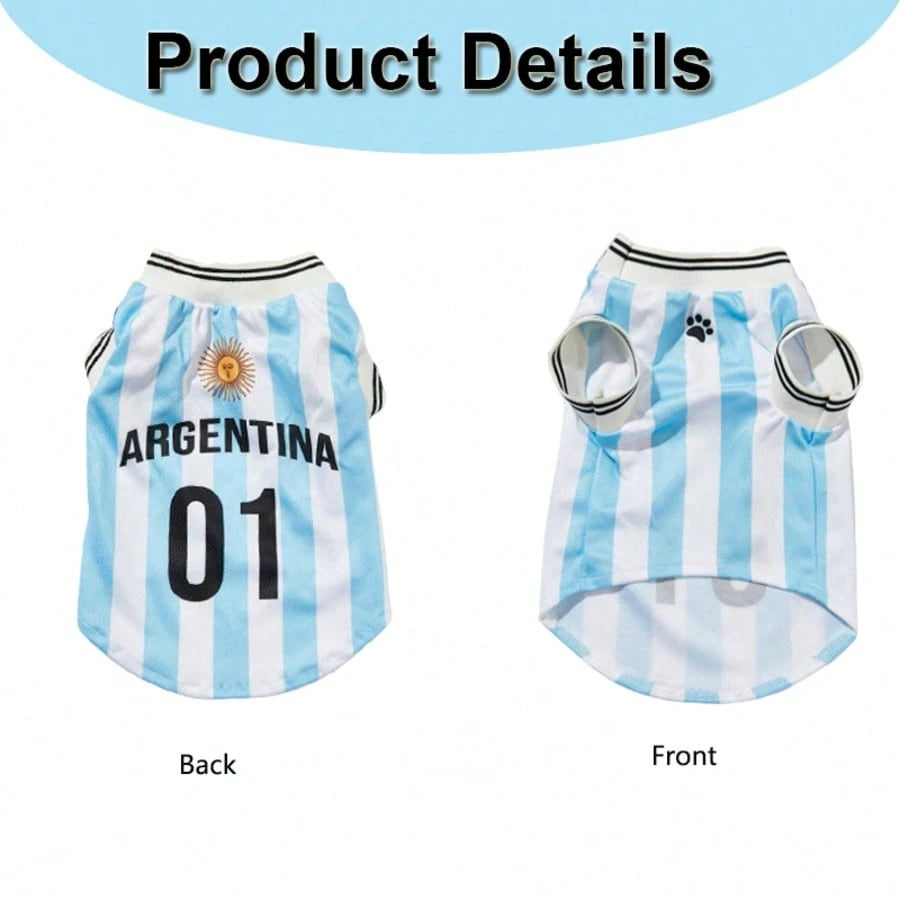 ⚽🐾 2026 North America Football Fan Pet Jersey
