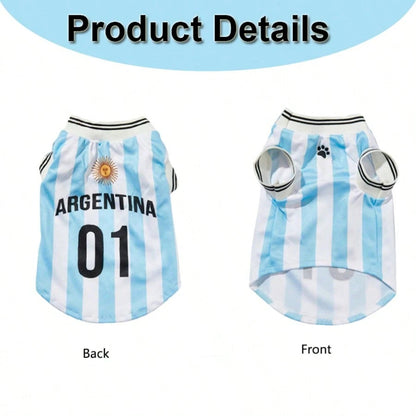 ⚽🐾 2026 North America Football Fan Pet Jersey