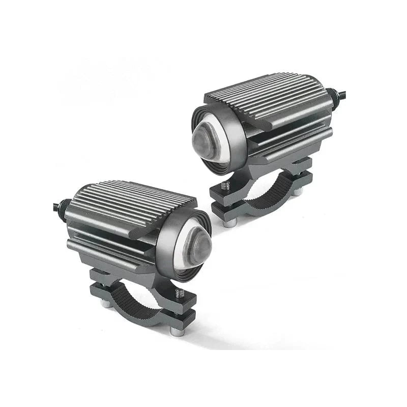 🎉 ⏰Universal Motorcycle LED Spotlight Dual Color Auxiliary Driving Light