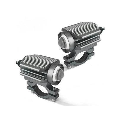 🎉 ⏰Universal Motorcycle LED Spotlight Dual Color Auxiliary Driving Light
