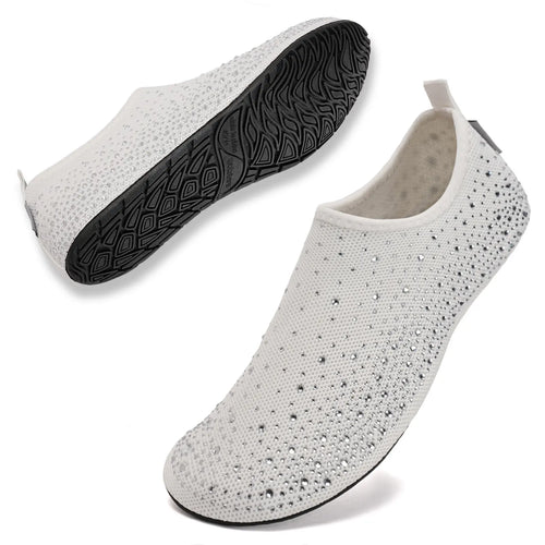 Women Barefoot Aqua Water Shoes Non Slip Beach Swim Surf Yoga Indoor Outdoor Travel House Slippers
