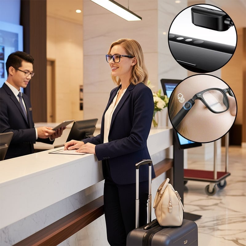 AI Smart Wireless Bluetooth Translation Glasses